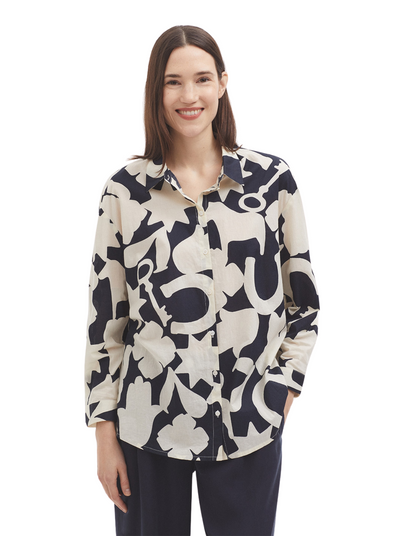 Lucky Charms Print Basic Shirt in Navy from Nice Things