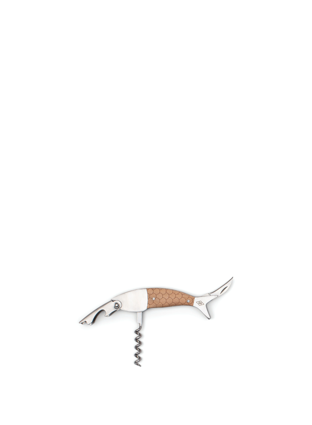 Gentlemen's Hardware Fish Shaped Waiter's Corkscrew