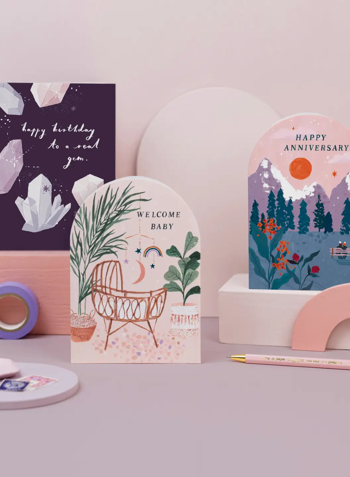 Anniversary Sunset Card from Sister Paper Co.