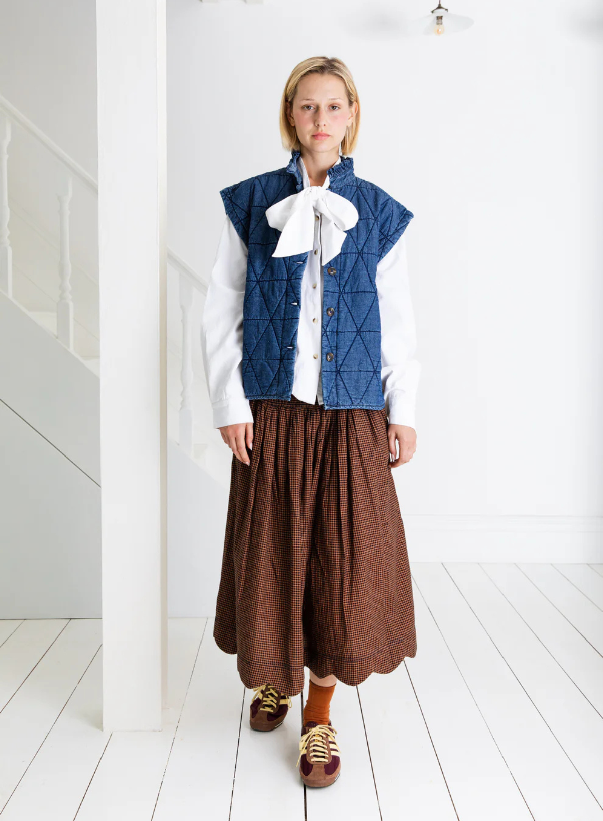 Stina Gilet in Dark Denim from Bonté