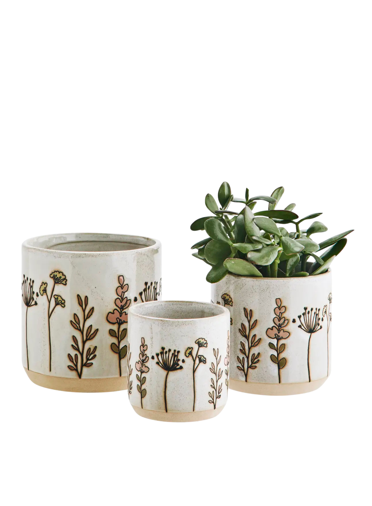 Madam Stoltz Wilde Stoneware Flowerpot Large