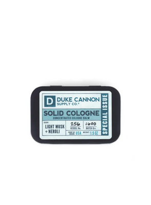 Solid Cologne - Light Musk + Neroli from Duke Cannon