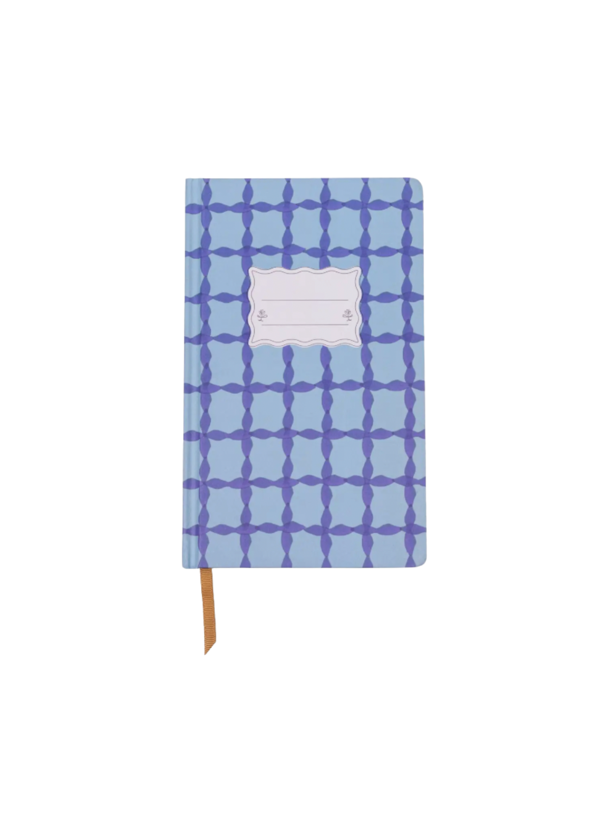 Designworks Tulip Journal Blue Lattice