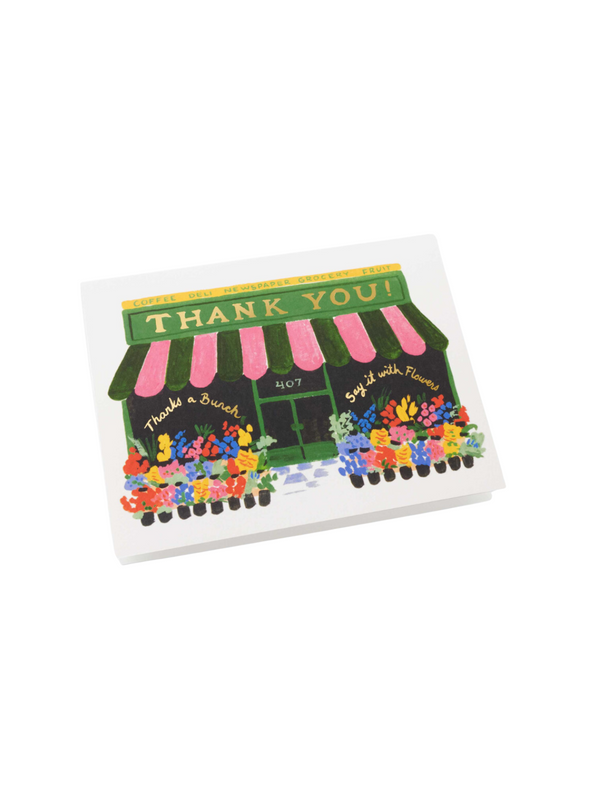 Flower Shop Thank You Card from Rifle Paper Co.