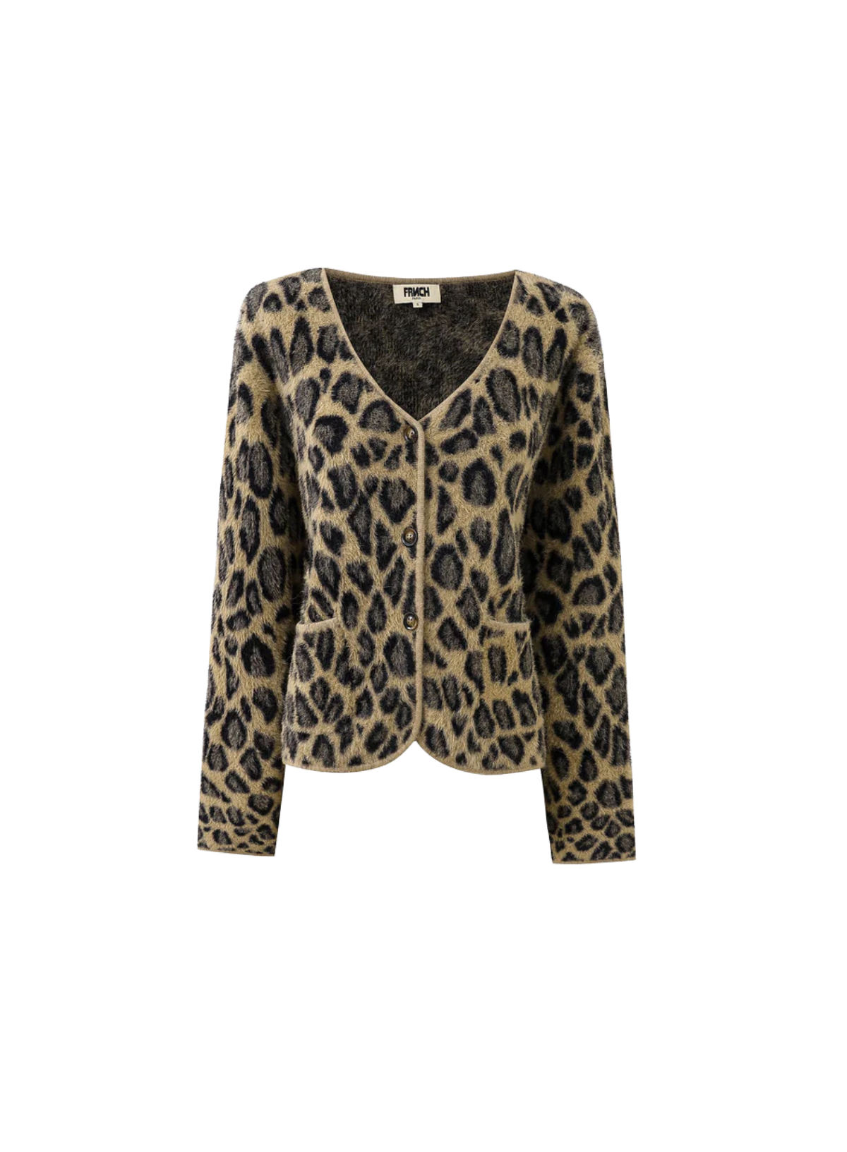 Begonia Cardigan in Leopard Print from FRNCH