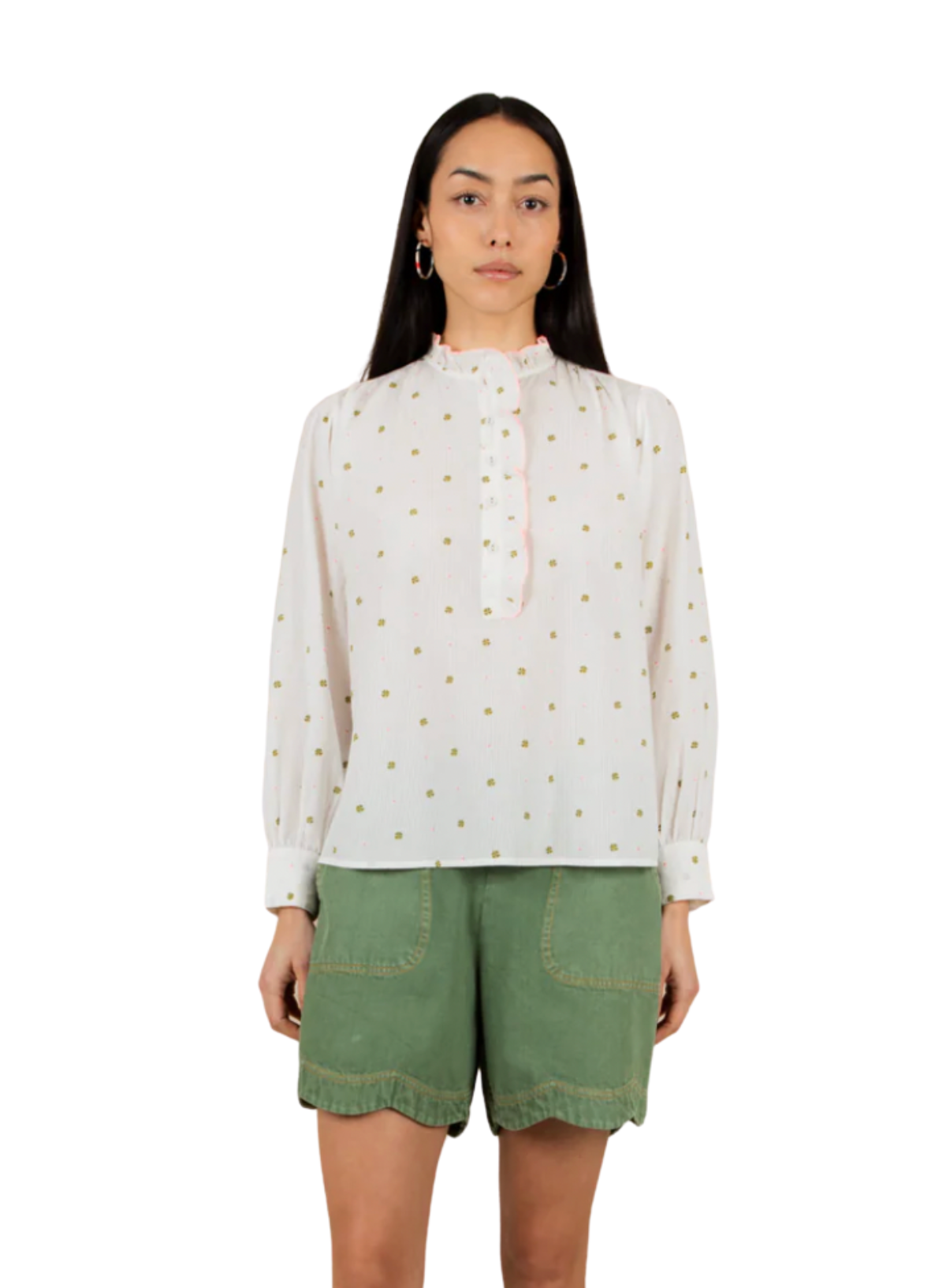Bonté Anais Shirt in Clover Neon