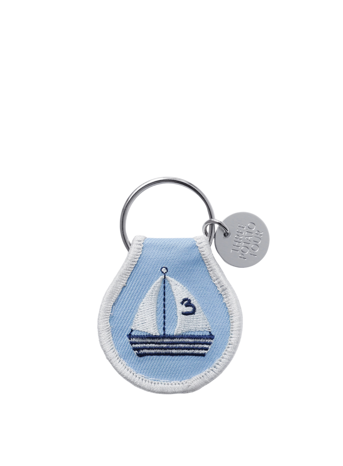 Three Potato Four Patch Keychain - Sailboat