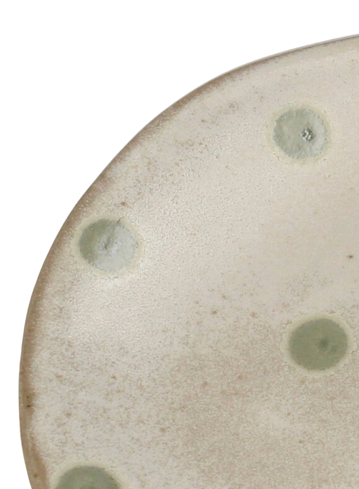 Kersten Green Dots Plate 17cm
