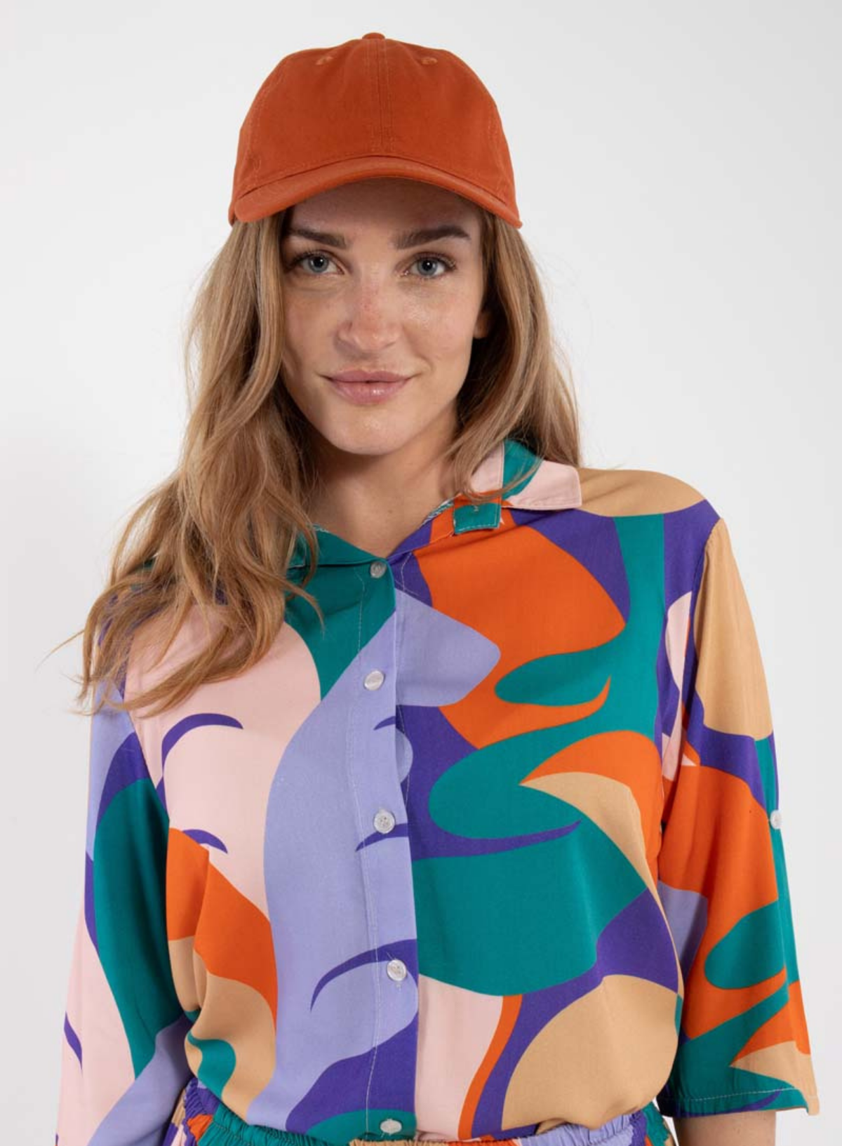 Danesolidary Viscose Shirt in Cold Purple from Danefae