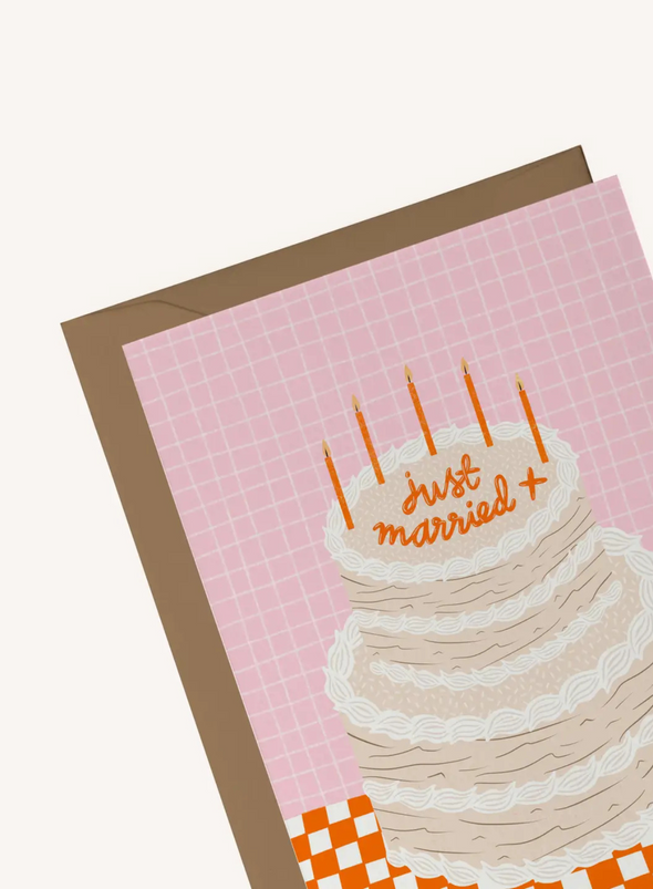 Just Married | Wedding Card from Tillie Rose Studio