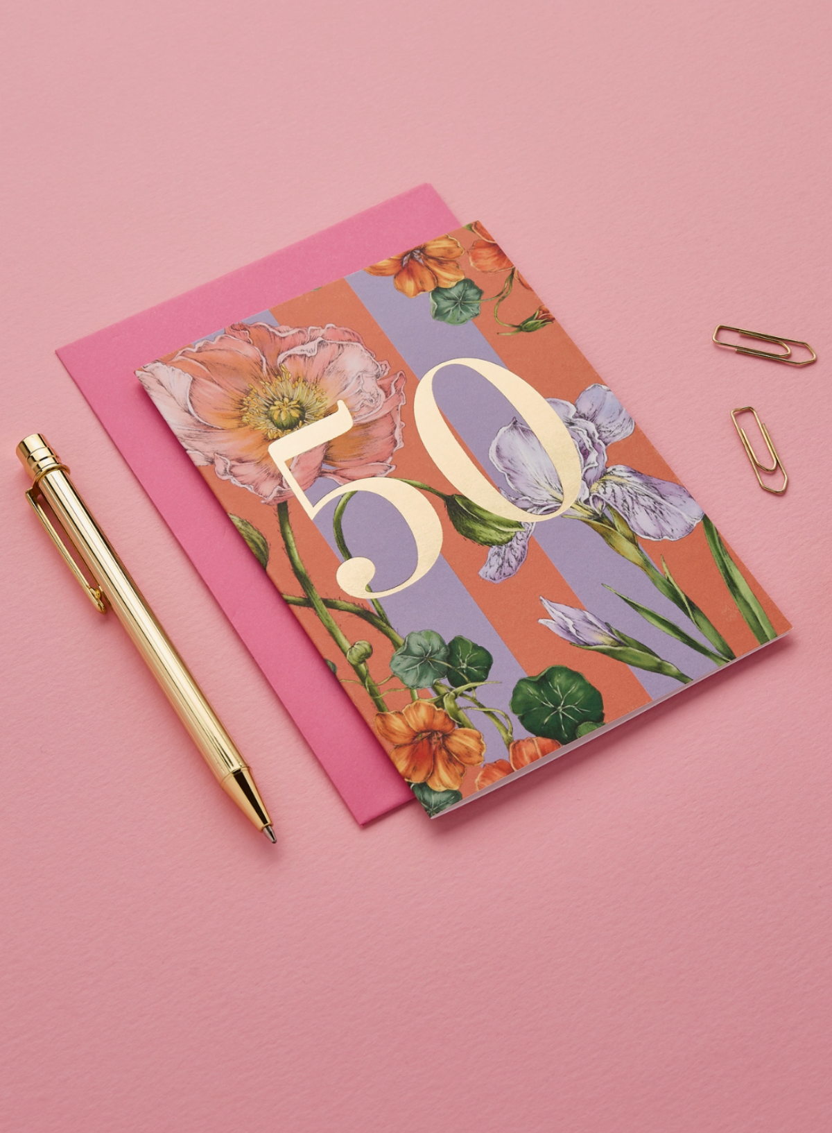 Catherine Lewis Age Milestone - 50 - Birthday Card