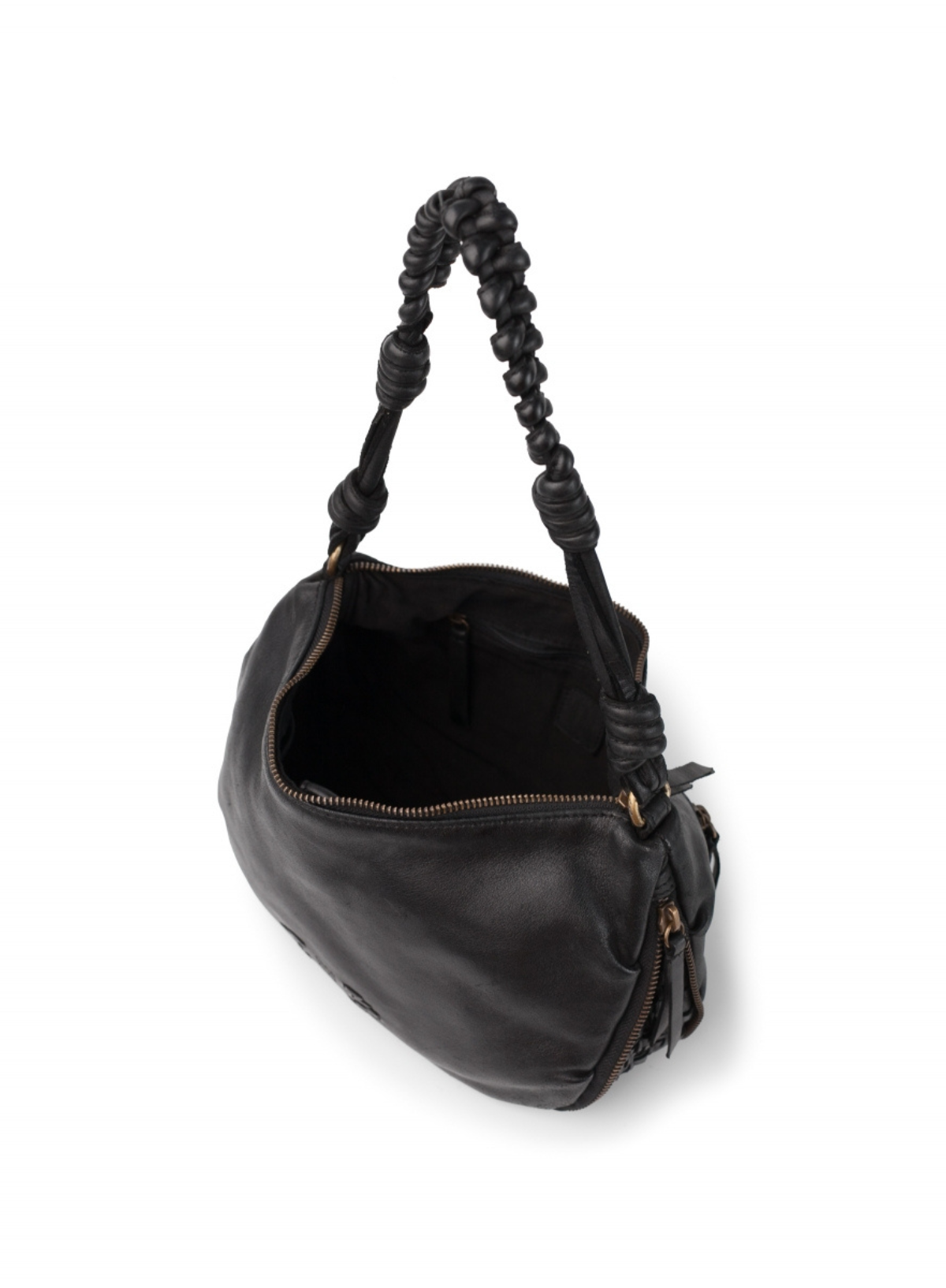 Biba Small Leather Niland Bag in Black