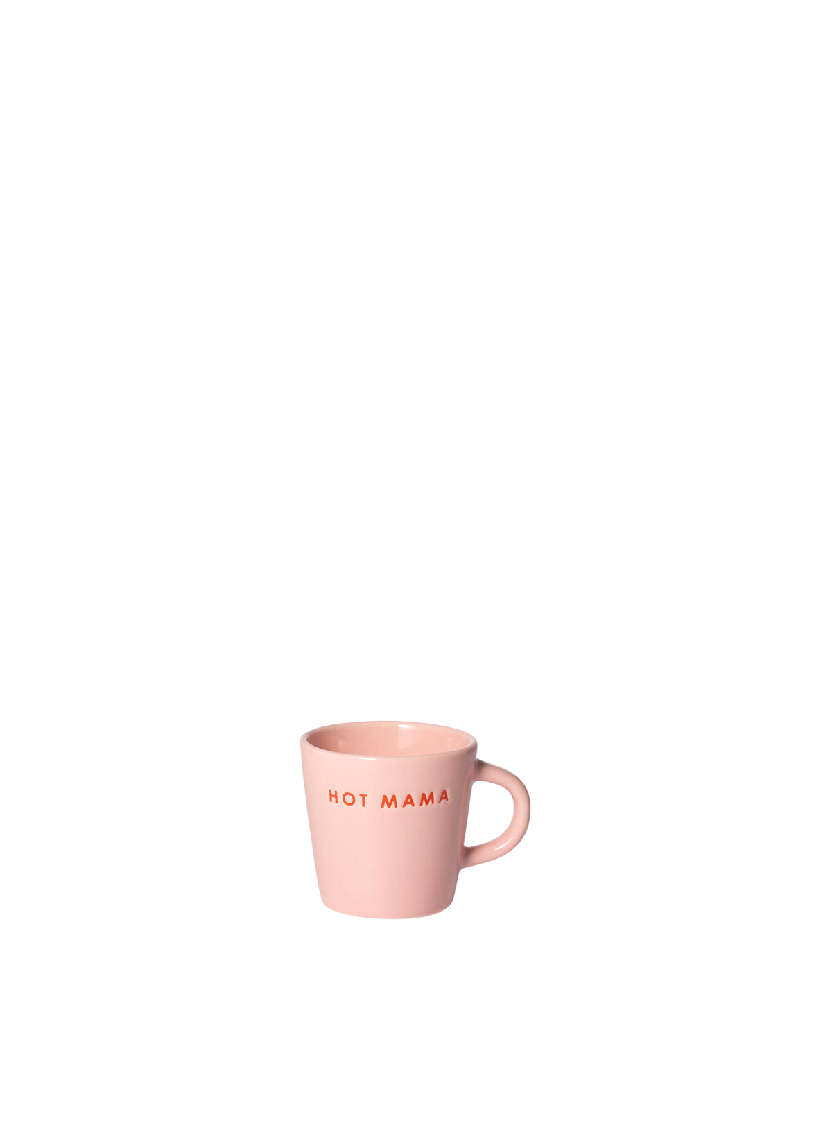 Ceramic Espresso Cup Hot Mama Pink from Vondels