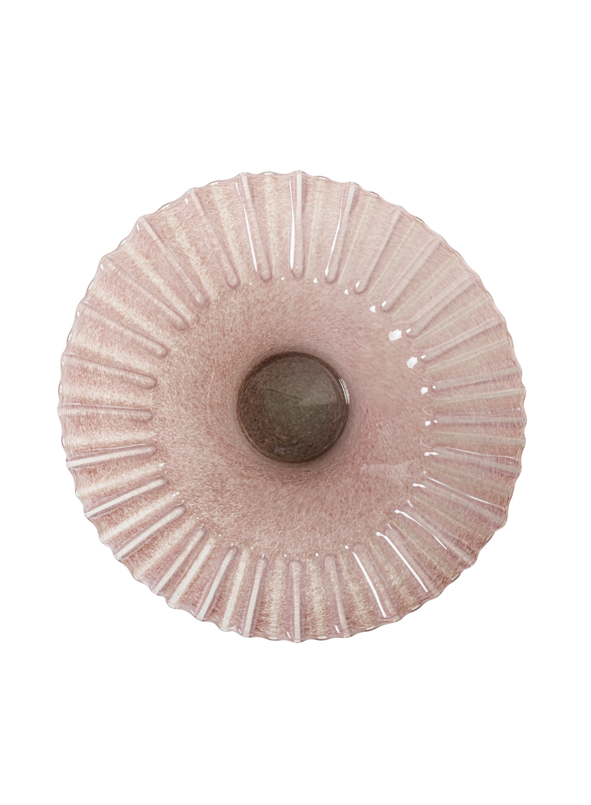 Garnet Rose Glass Bowl