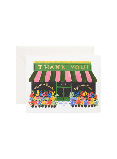 Flower Shop Thank You Card from Rifle Paper Co.