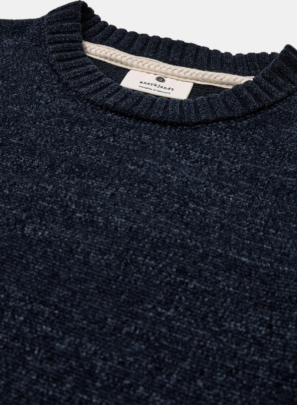 Sune Chenille Knit in Sky Captain from Anerkjendt