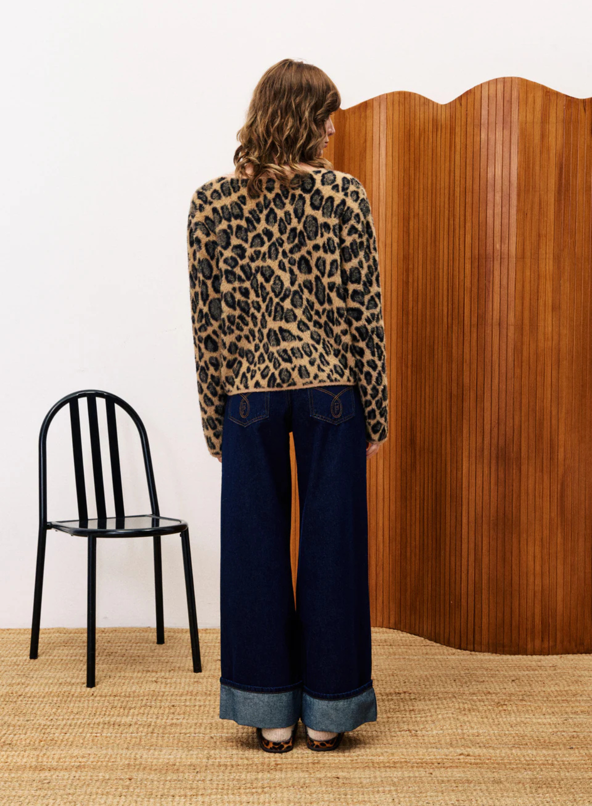 Begonia Cardigan in Leopard Print from FRNCH
