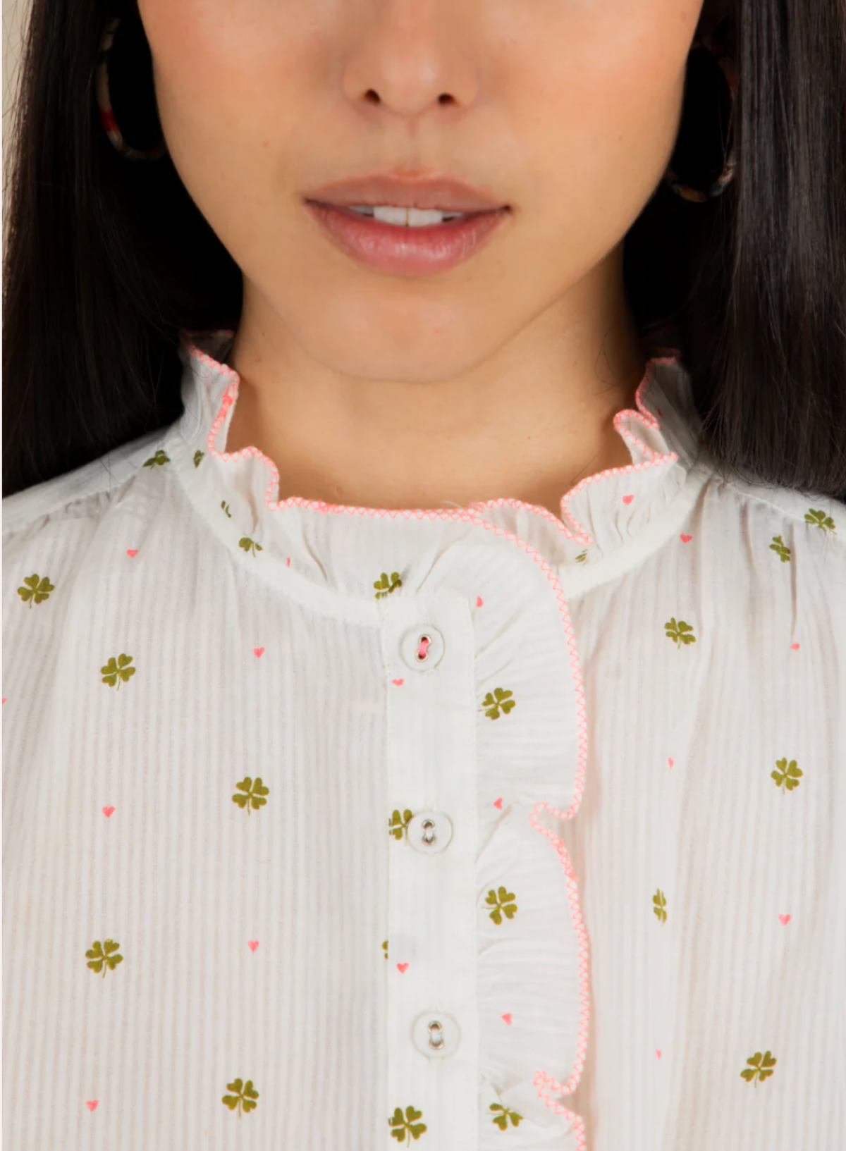 Bonté Anais Shirt in Clover Neon
