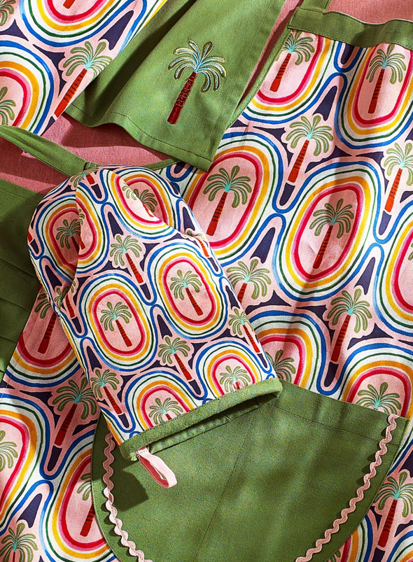 Palm Tree Single Oven Glove from Eleanor Bowmer