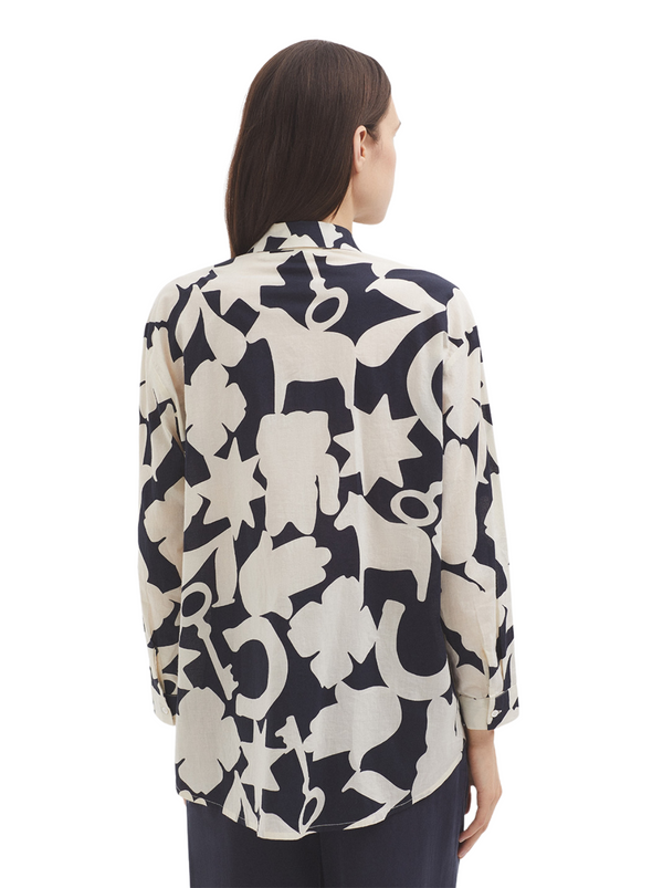 Lucky Charms Print Basic Shirt in Navy from Nice Things