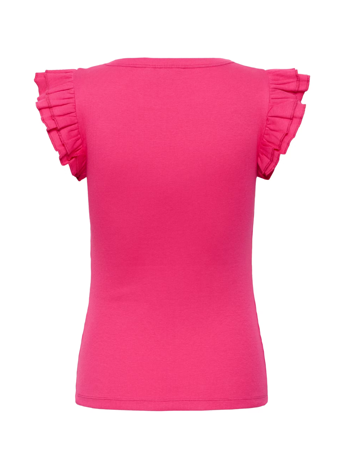 Kaffe Carna Flounce Tank Top in Pink