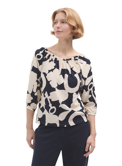 Lucky Charms Print Blouse in Navy from Nice Things