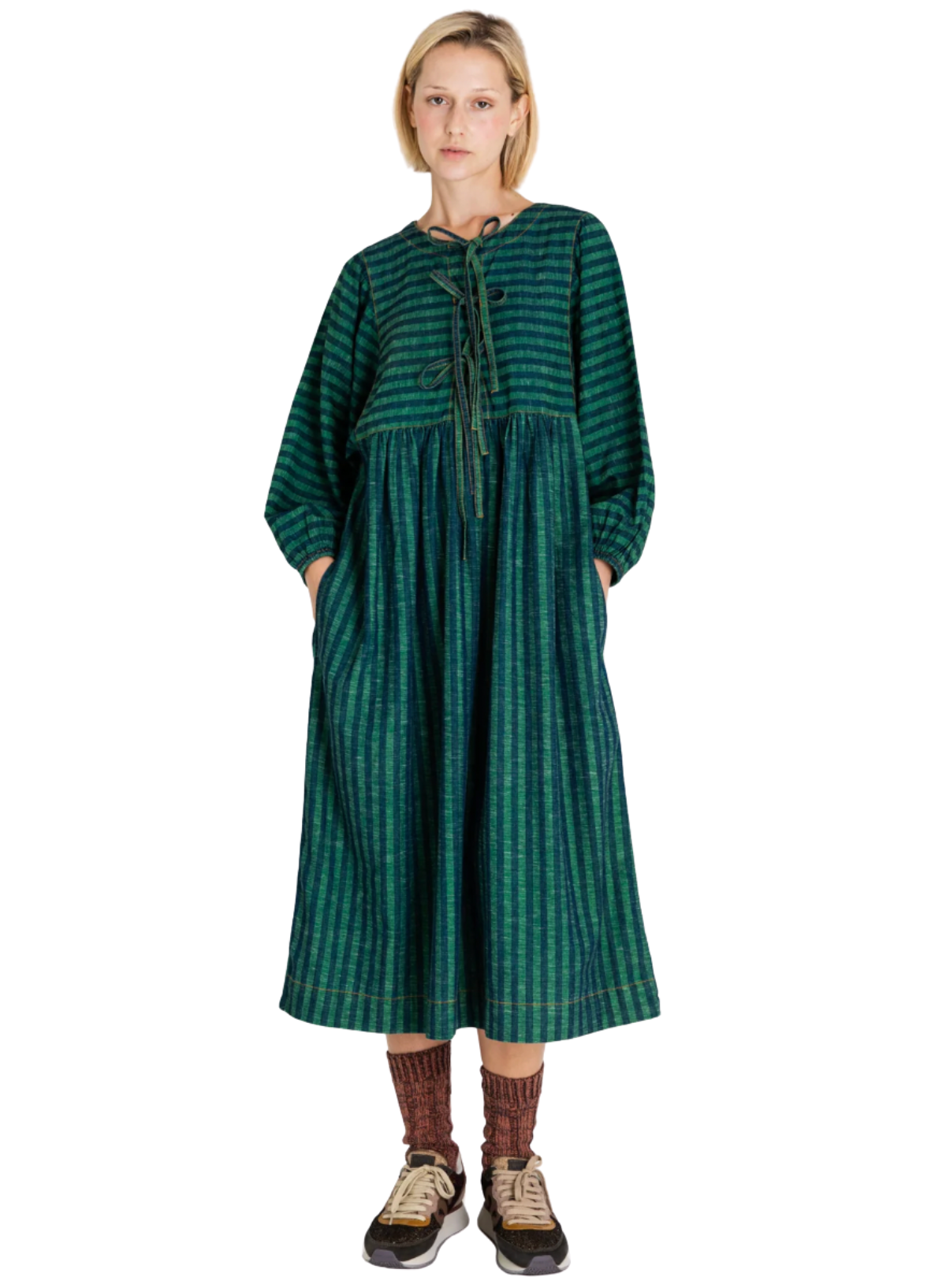 Bonté Amber Dress in Midnight Fir