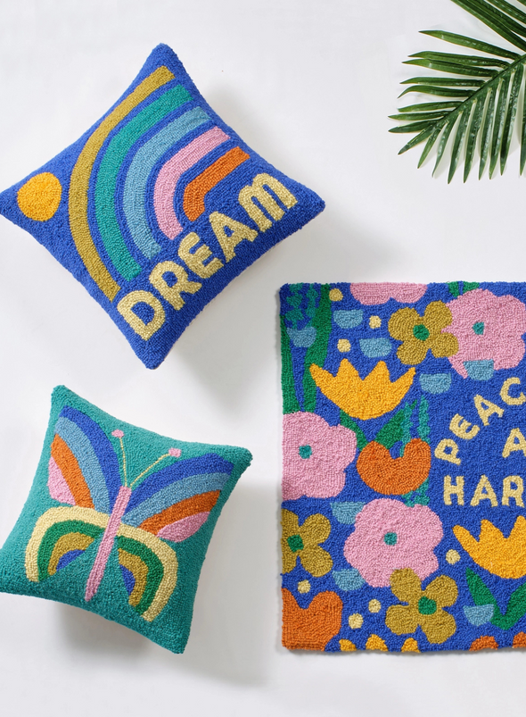 Wonderwings Hook Cushion from Peking Handicraft