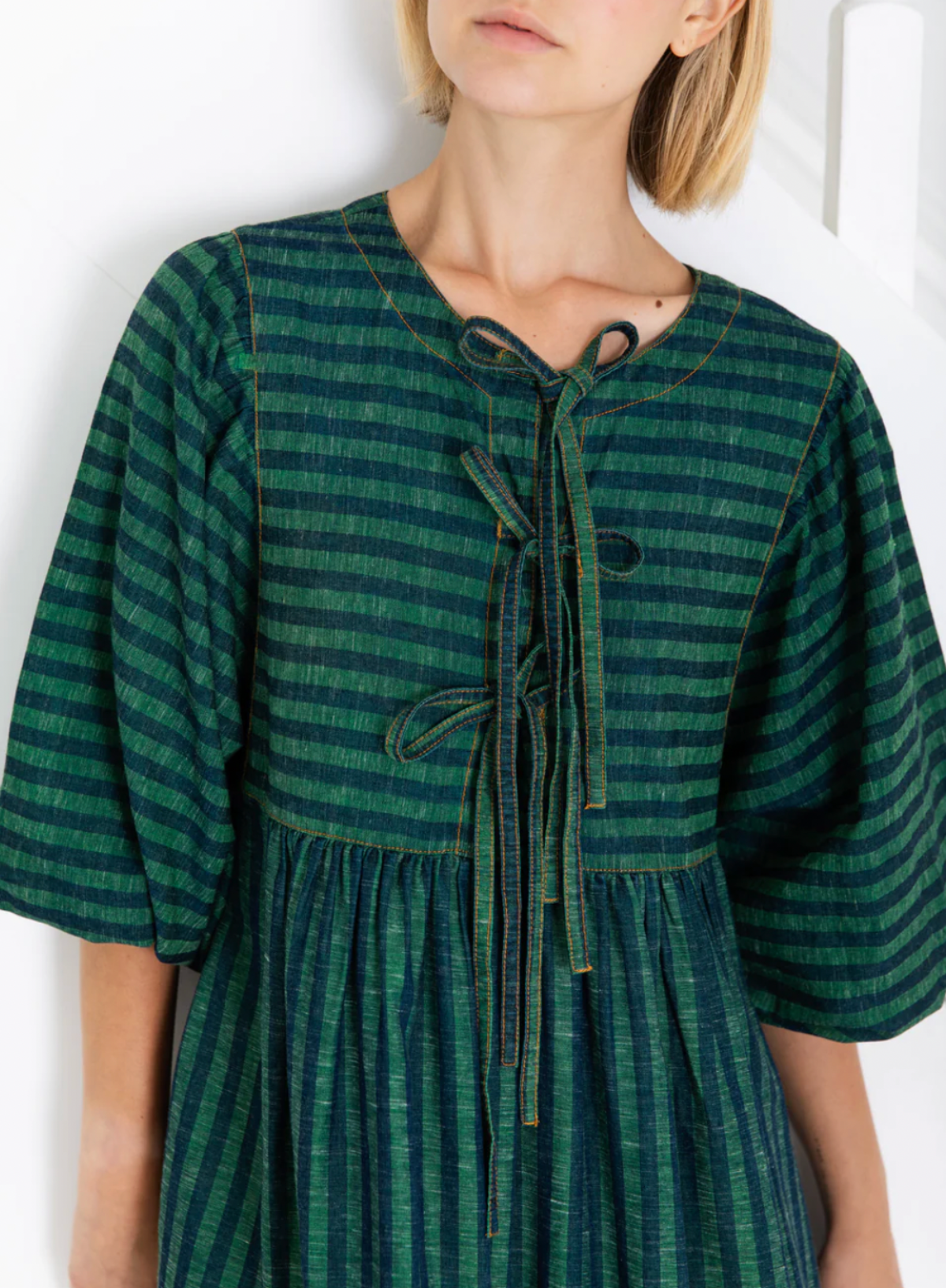 Bonté Amber Dress in Midnight Fir