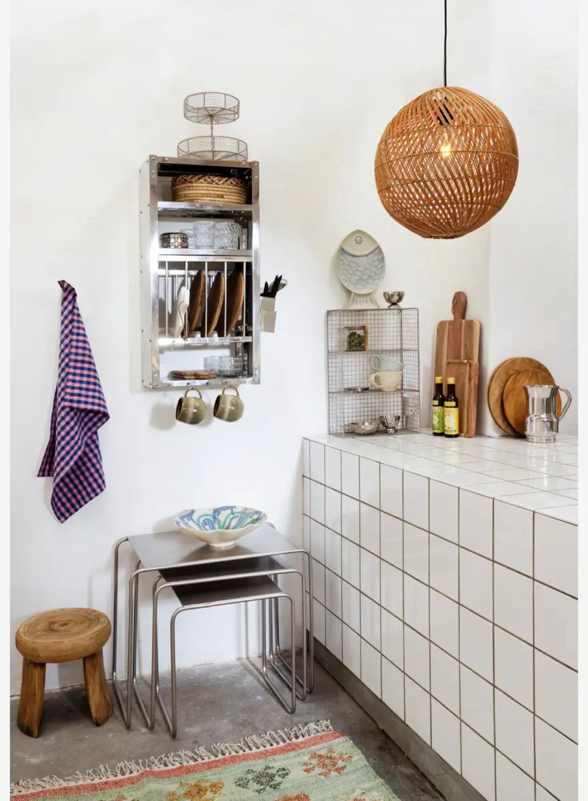 Madam Stoltz Small Iron Wall Shelf
