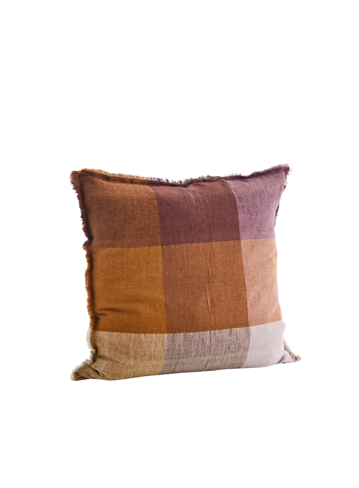 Burnt Orange Linen Cushion 60/60cm