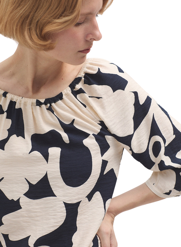 Lucky Charms Print Blouse in Navy from Nice Things