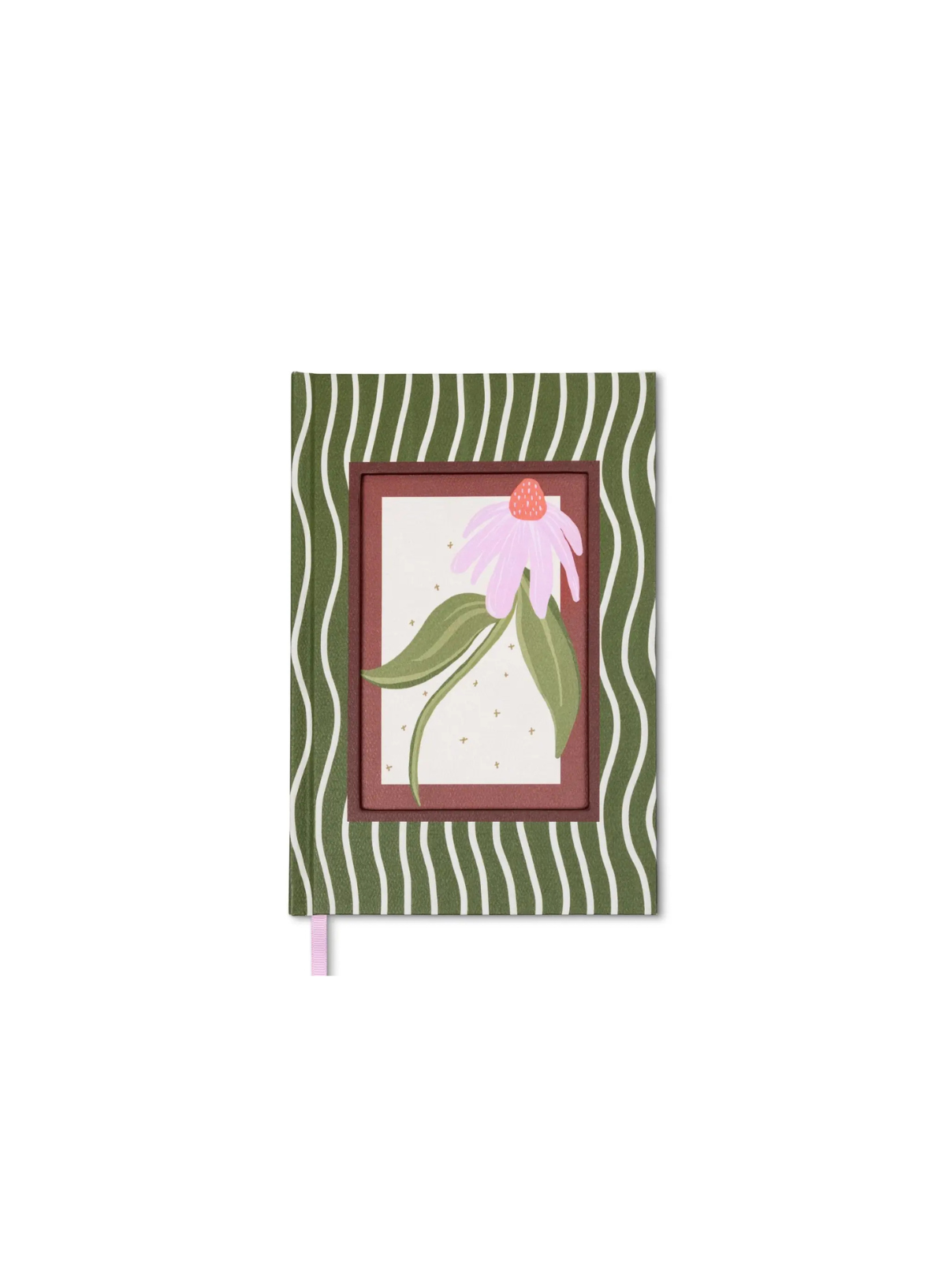Designworks Ink Framed Floral Journal - Coneflower