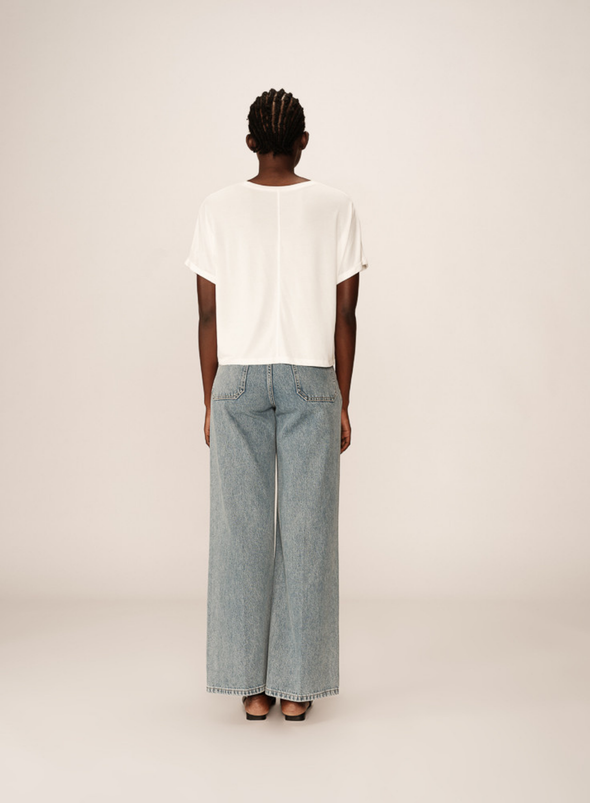 Parma T-Shirt in Ecru from Grace & Mila