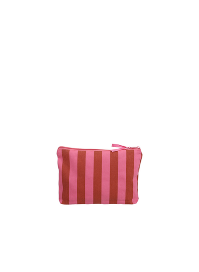 Toilet Bag in Stripes Grapefruit & Ginger from Kado Design