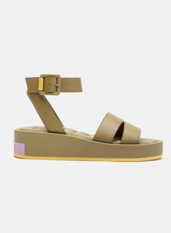 Town Sandals in Khaki from HOFF
