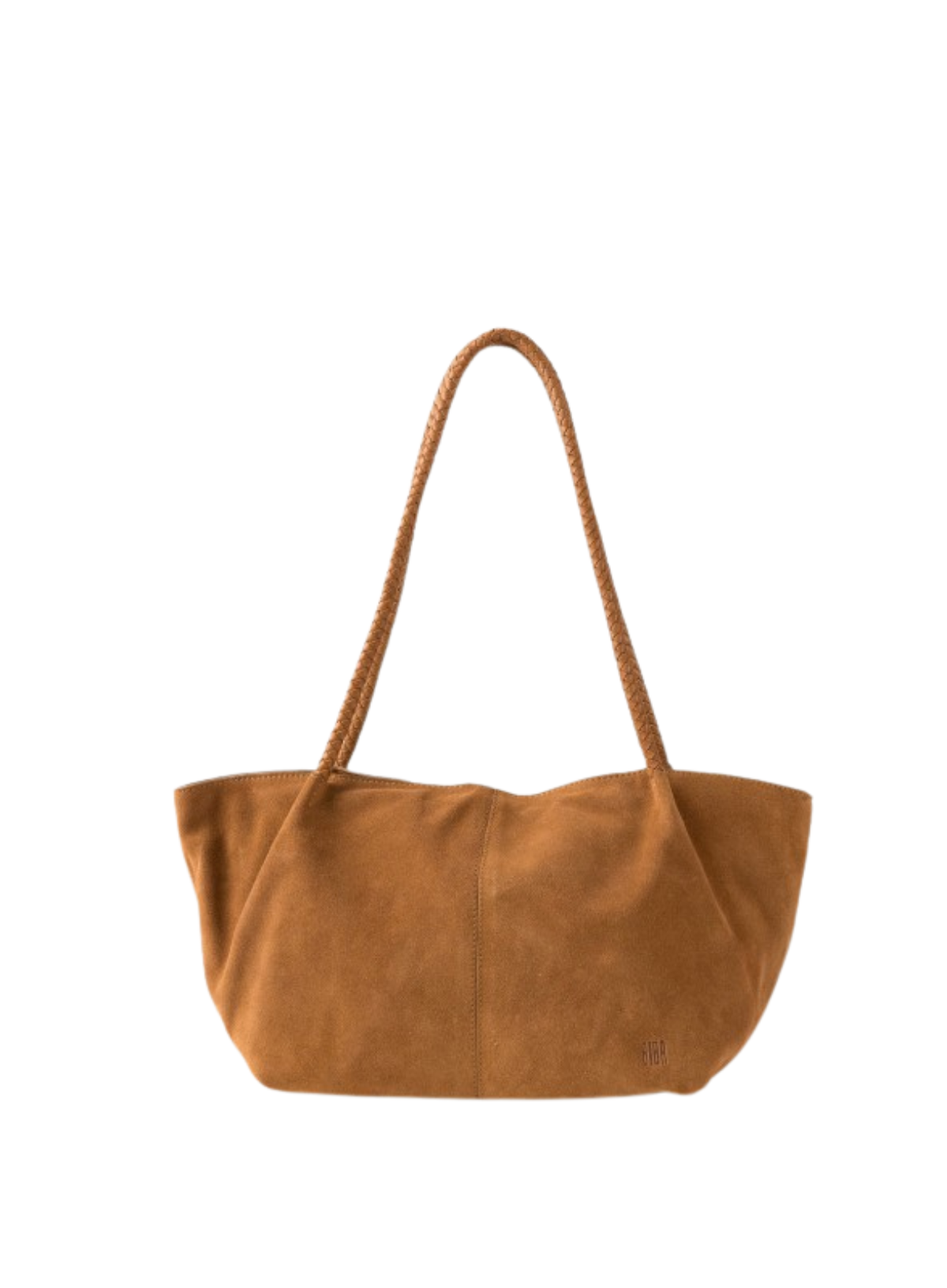 Biba Shoulder Bag Somerville in Suede Tan