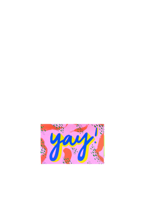 Yay Congratulations Patterned Card from Kerrie Illustrates