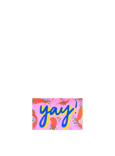 Yay Congratulations Patterned Card from Kerrie Illustrates