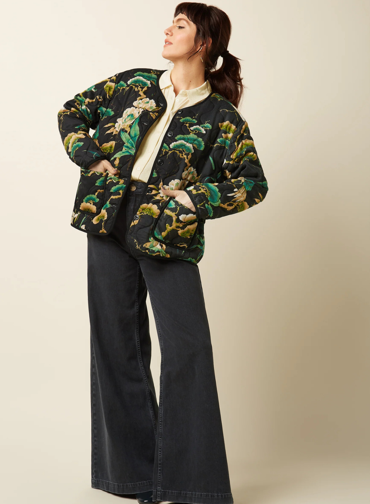 Peppa Pants Rock Denim in Black from King Louie