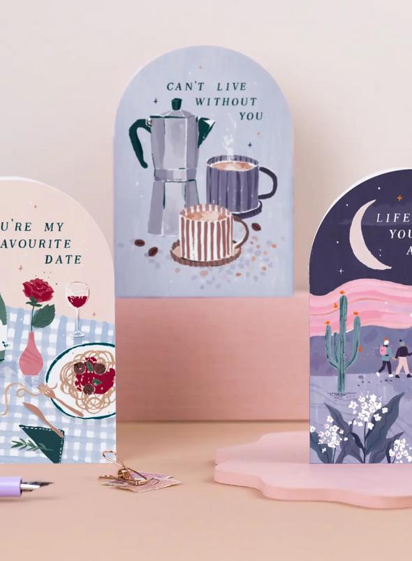 Can’t Live Without You Coffee Love Card from Sister Paper Co.