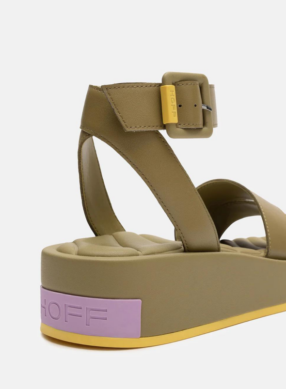 Town Sandals in Khaki from HOFF