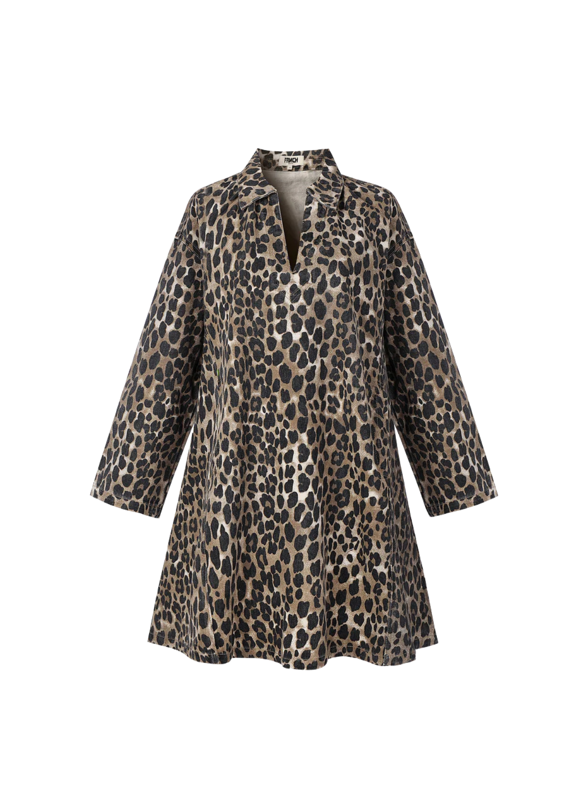 FRNCH Chardon Leopard Print Dress