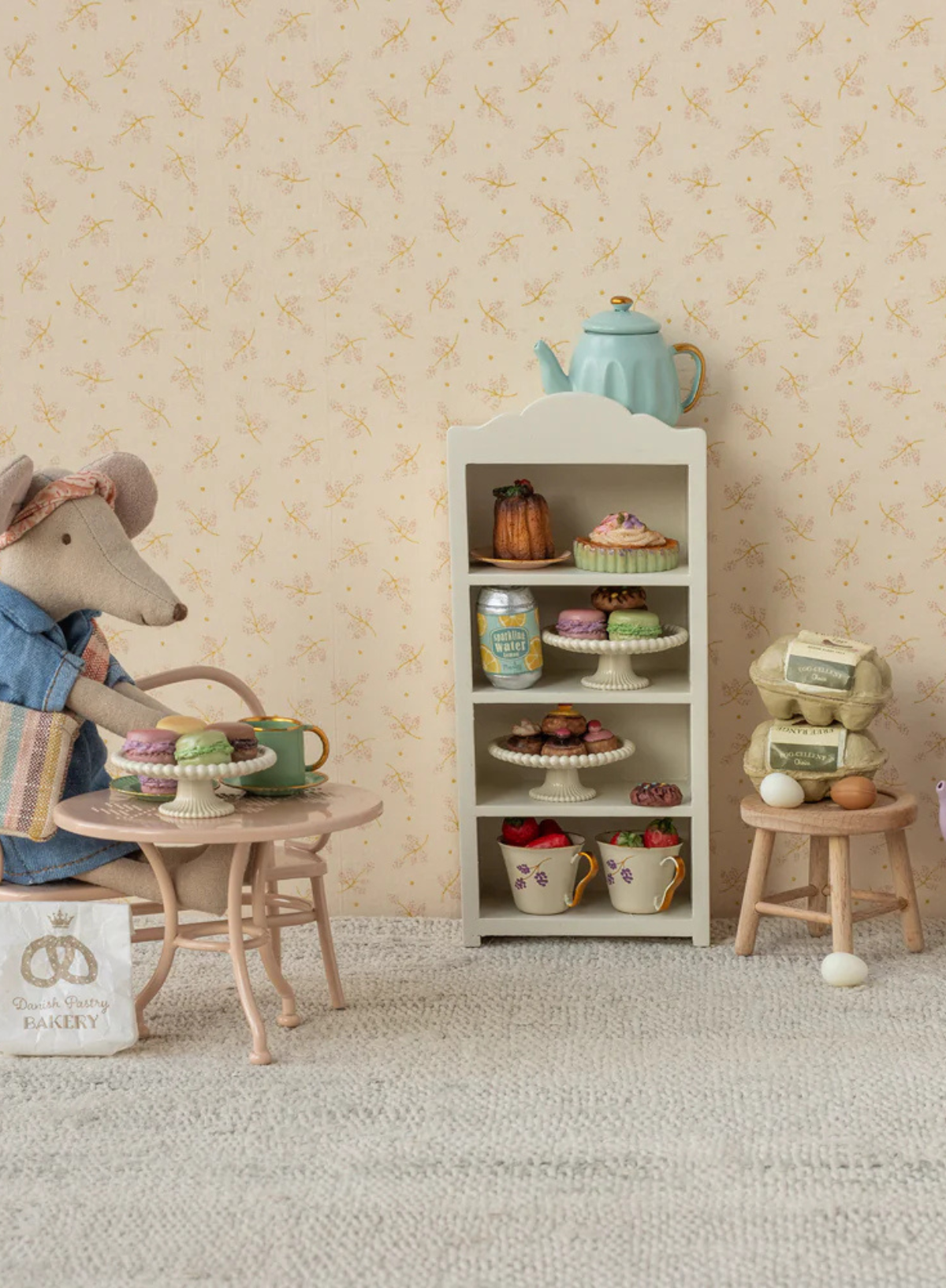 Maileg Cafe Set - Pale Pink