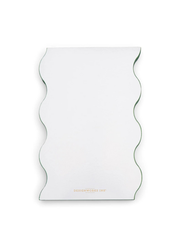 Wavy Daily Notepad in Sage from Designworks Ink