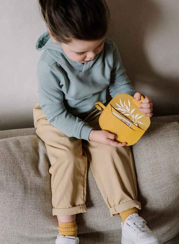 Small Wishes Wallet in Yellow from Keecie