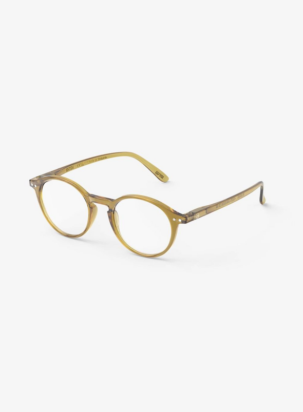 #D Reading Glasses in Golden Green from Izipizi