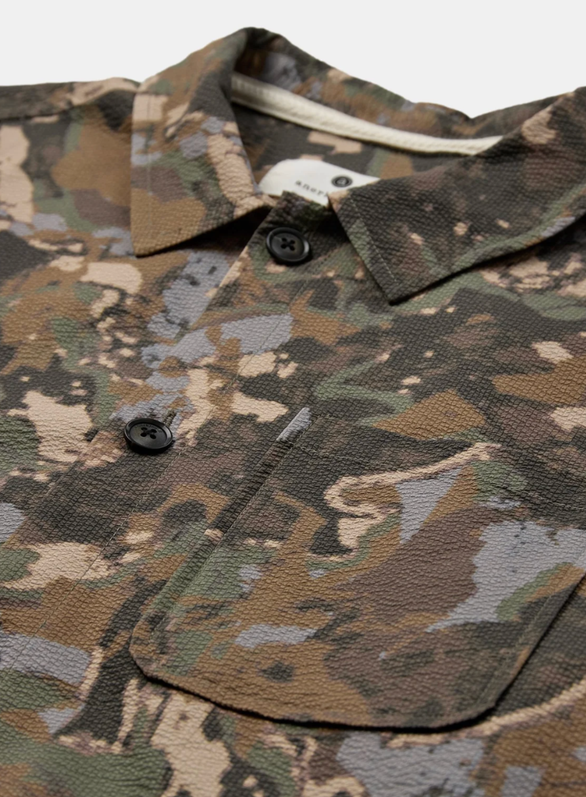 Anerkjendt Odin Camo Tec Overshirt in Forest Night