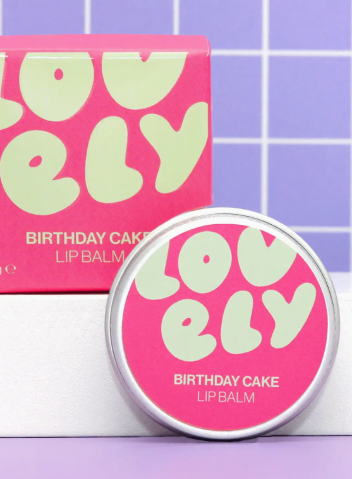 Lovely Skincare Birthday Cake Lip Balm