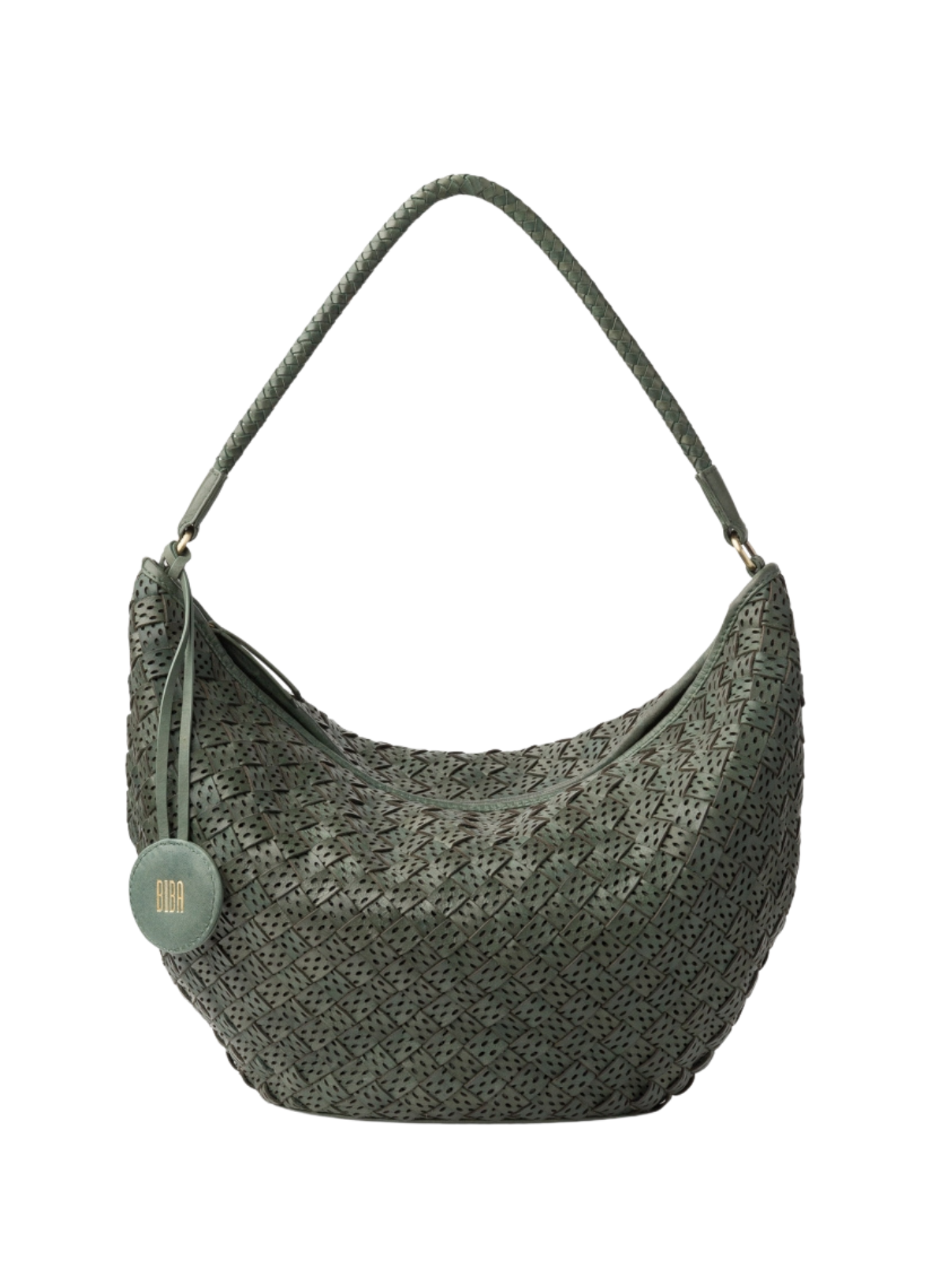 Biba Dark Green Monowi Hobo Shoulder Bag